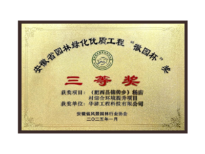 濮阳荣获2025“徽园杯”奖三等奖