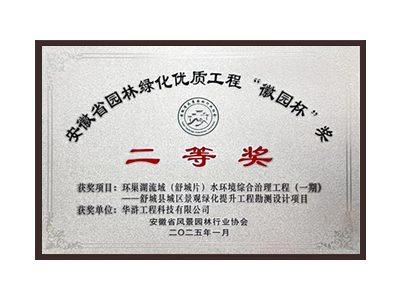 濮阳荣获2025“徽园杯”奖二等奖
